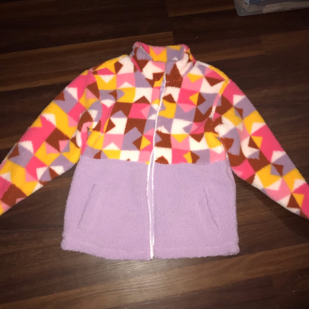 Cat & Jack Full Zip Girls Fleece NEW